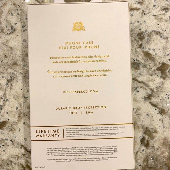 Brand new in the package Rifle Paper Co phone case for iPhone 11 Pro/Xs - Picture 2 of 2